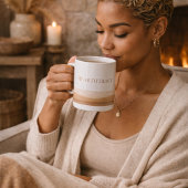 Klassischer Becher 'Hearth Stitch Lines', 11 oz Kaffeetasse