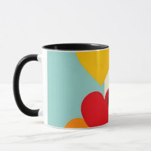 Klassischer Becher Herz Design
