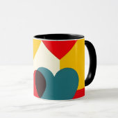 Klassischer Becher Herz Design Tasse (VorderseiteRechts)