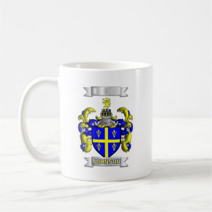 Klassischer Becher Johnson Familienname und Logo Kaffeetasse