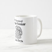 Klassischer Becher Lustiger Chamäleon-Zitat Brew B Kaffeetasse (VorderseiteRechts)