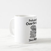 Klassischer Becher Lustiger Chamäleon-Zitat Brew B Kaffeetasse (Vorderseite Links)