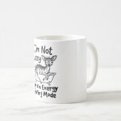 Klassischer Becher Lustiger Fawn Energetischer Spr Kaffeetasse (VorderseiteRechts)