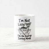 Klassischer Becher Lustiger Fawn Energetischer Spr Kaffeetasse (Mittel)