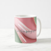 Klassischer Becher mit stilvollem abstraktem Grafi Kaffeetasse (VorderseiteRechts)