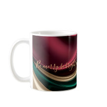 Klassischer Becher mit stilvollem abstraktem Grafi