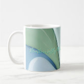 Klassischer Becher mit stilvollem abstraktem Grafi Kaffeetasse (Links)
