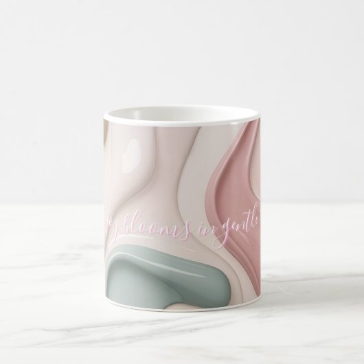 Klassischer Becher mit stilvollem abstraktem Grafi Kaffeetasse (Mittel)