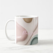 Klassischer Becher mit stilvollem abstraktem Grafi Kaffeetasse (Links)