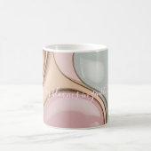 Klassischer Becher mit stilvollem abstraktem Grafi Kaffeetasse (Mittel)
