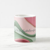 Klassischer Becher mit stilvollem abstraktem Grafi Kaffeetasse (Mittel)