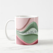 Klassischer Becher mit stilvollem abstraktem Grafi Kaffeetasse (Links)