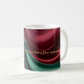 Klassischer Becher mit stilvollem abstraktem Grafi Kaffeetasse (VorderseiteRechts)