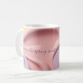 Klassischer Becher mit stilvoller abstrakter Grafi Kaffeetasse (Vorderseite Links)
