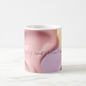 Klassischer Becher mit stilvoller abstrakter Grafi Kaffeetasse (Mittel)