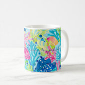 Klassischer Becher mit stilvoller Grafik Kaffeetasse (VorderseiteRechts)