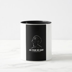Klassischer Becher mit weinendem Mann Tasse