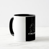 Klassischer Becher mit weinendem Mann Tasse (Vorderseite Links)