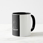 Klassischer Becher mit weinendem Mann Tasse (VorderseiteRechts)
