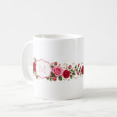 Klassischer Becher - Muttertagsrose Kaffeetasse (Vorderseite Links)