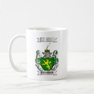 Klassischer Becher O'Connor Familienname und Wappe Kaffeetasse