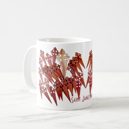 Klassischer Becher Saint James Way Kaffeetasse (Vorderseite Links)