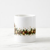 Klassischer Becher - Saisonlicher Kranz Kaffeetasse (Mittel)