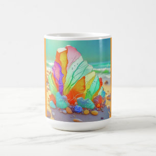 Klassischer Becher (Strandglas-11) Kaffeetasse