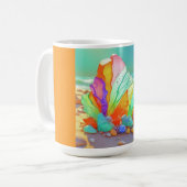 Klassischer Becher (Strandglas-11) Kaffeetasse (Vorderseite Links)