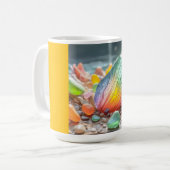 Klassischer Becher (Strandglas-5) Kaffeetasse (Vorderseite Links)