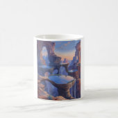 Klassischer Becher Suspended Mirror Pools Canyon Kaffeetasse (Mittel)