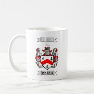 Klassischer Becher Walsh Nachname und Schild Kaffeetasse