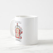 Klassischer Becher Wang Nachname und Schild Kaffeetasse (Vorderseite Links)