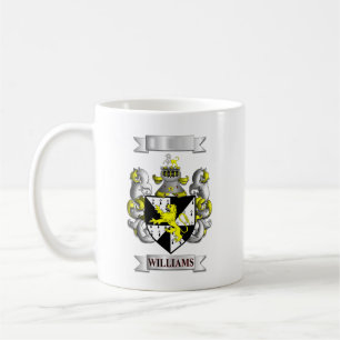 Klassischer Becher Williams Familienname und Logo Kaffeetasse