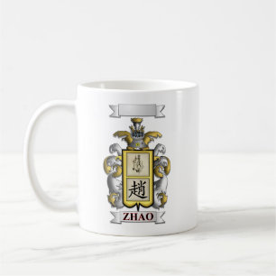 Klassischer Becher Zhao Nachname und Schild Kaffeetasse