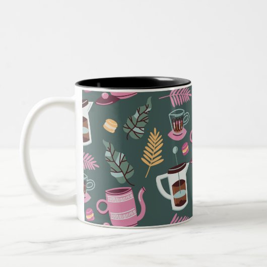 Klassischer Becher Zweifarbige Tasse (Links)