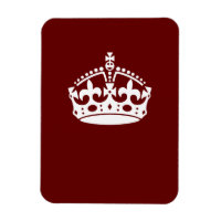 Klassischer Behalt von Calm Crown auf Burgund Red