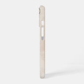 Klassischer Beige Bud iPhone 16 Hülle (Linke Seite)