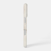 Klassischer Beige Bud iPhone 16 Hülle (Rechte Seite)