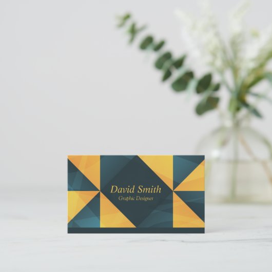 Klassischer Beruflicher Grafikdesigner Visitenkarte (Stehend Vorderseite)