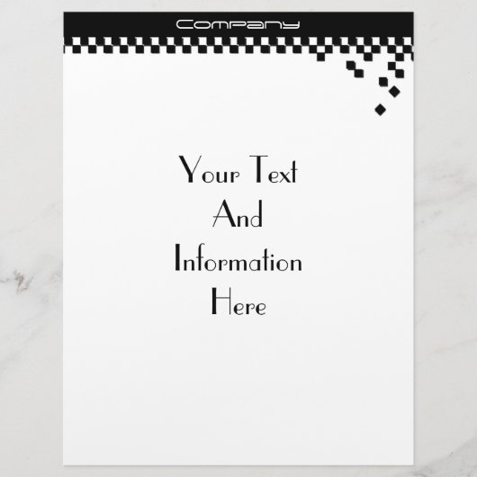 Klassischer Beruflicher Letterhead Briefbogen (Vorderseite)