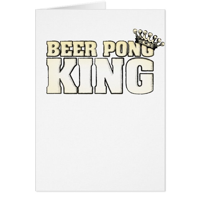 Klassischer Bier Pong König (Vorne)