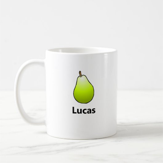 Klassischer Birnen-Becher Kaffeetasse (Links)