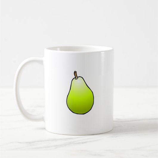 Klassischer Birnenbecher Kaffeetasse (Links)