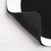 Klassischer Black SpotDot Mousepad (Ecke)