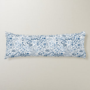 KLASSISCHER BLAU Boho Floral Beauty Seitenschläferkissen