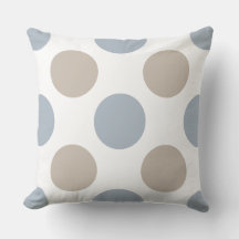 Klassischer blaubraun-weißer Polka Dot Gemustert