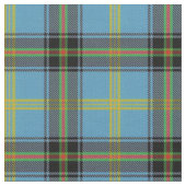 Klassischer blauer Clan-Belltartan-kariertes Stoff (Nahaufnahme)