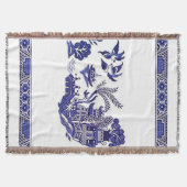 Klassischer blauer Weide-Entwurf Decke (Vorderseite)