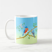 Klassischer Blaumeisen-Becher Kaffeetasse (Links)